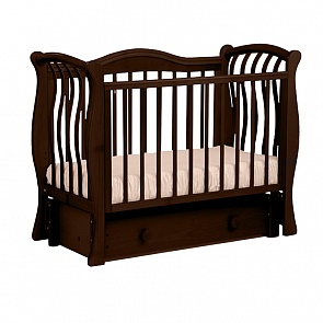 Кровать детская Лель БИ 08 Маргаритка маятник универсальный, орех темный  35 (Лель, LIEL-БИ 08_орех темный  35)